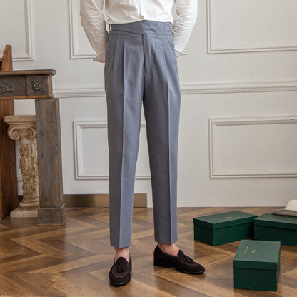 Capri Gurkha Pantalon droit plissé