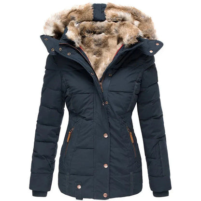 Aurora™ | Manteau d'hiver chaud doublé de fourrure