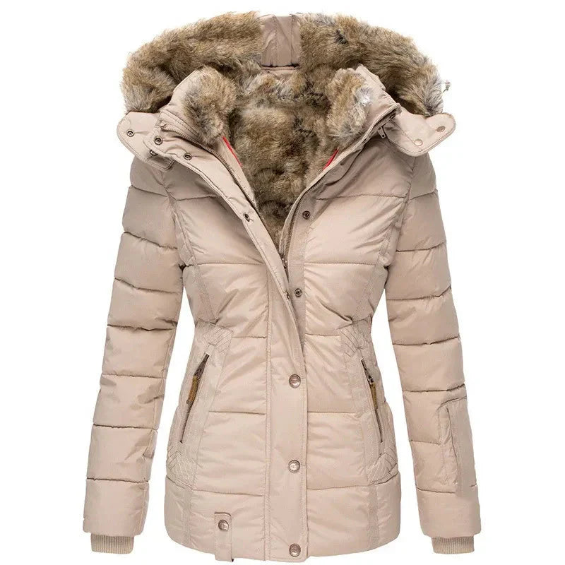 Aurora™ | Manteau d'hiver chaud doublé de fourrure