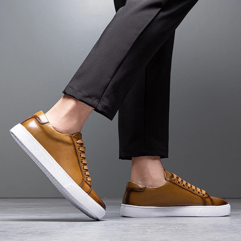 Lionel - Sneakers en cuir pour hommes