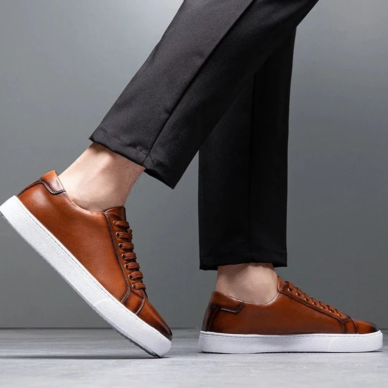 Lionel - Sneakers en cuir pour hommes