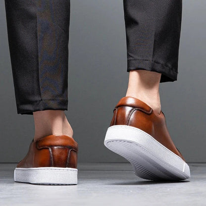 Lionel - Sneakers en cuir pour hommes