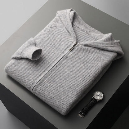 Jaxon Wool Comfort Hoodie pour hommes fabriqué en laine de haute qualité