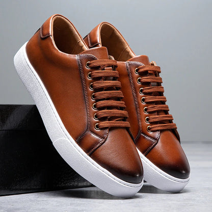 Lionel - Sneakers en cuir pour hommes