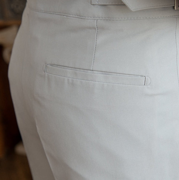 Capri Gurkha Pantalon droit plissé